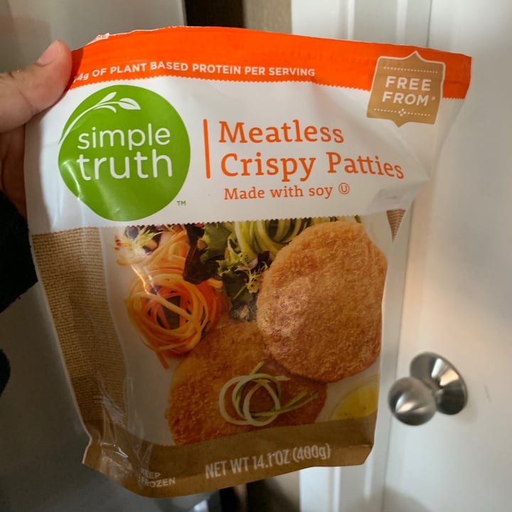 photo of Simple Truth Meatless crispy patties shared by @iloveteady on  24 Nov 2020 - review