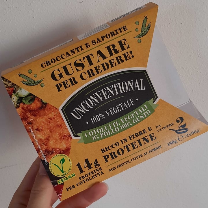 photo of Unconventional Filetti Vegetali 0% Pollo 100% Gusto - Plant Based Fillet shared by @irenebertiveg96 on  19 Oct 2022 - review