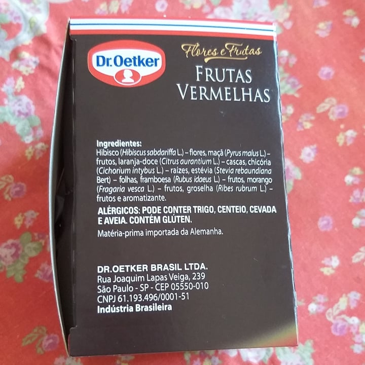 photo of Dr. Oetker Chá De Frutas Vermelhas shared by @corupasc on  27 Jun 2022 - review