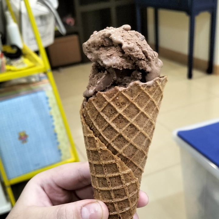 review photo of Kind Kones Salted Chocolate Chip Ice Cream shared by @veganhubby on 21 Mar 2022 - review