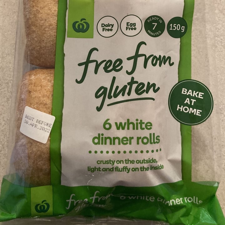 photo of Woolworths Free from gluten 6 dinner rolls shared by @flavchippie on  22 Apr 2022 - review
