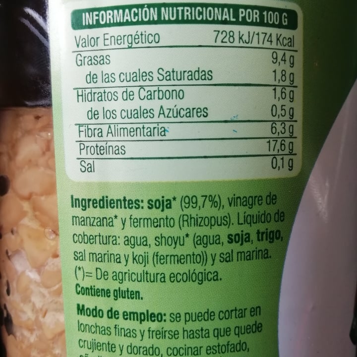 photo of El Granero Integral Tempeh shared by @veganmodeon on  22 Apr 2020 - review
