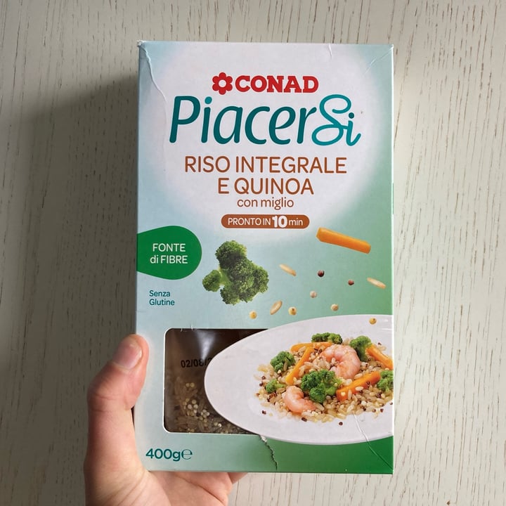 photo of Piacersi | Conad Riso integrale e quinoa con miglio shared by @simonescampoli on  04 Apr 2022 - review