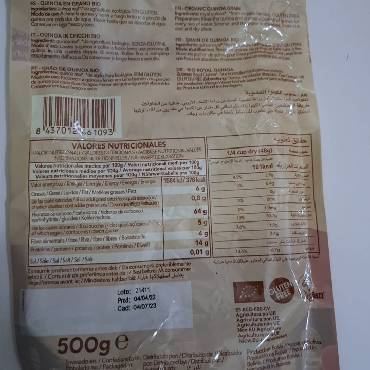 review photo of Quinua Real White quinoa shared by @eldiablo on 16 Oct 2022 - review
