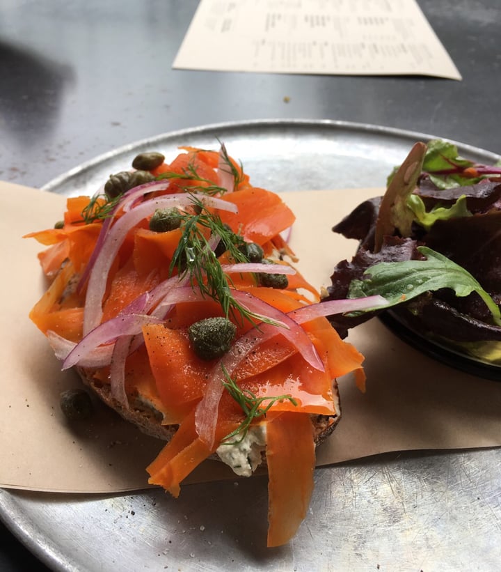 review photo of TurF Carrot lox toast shared by @sistervegans on 16 Jul 2018 - review