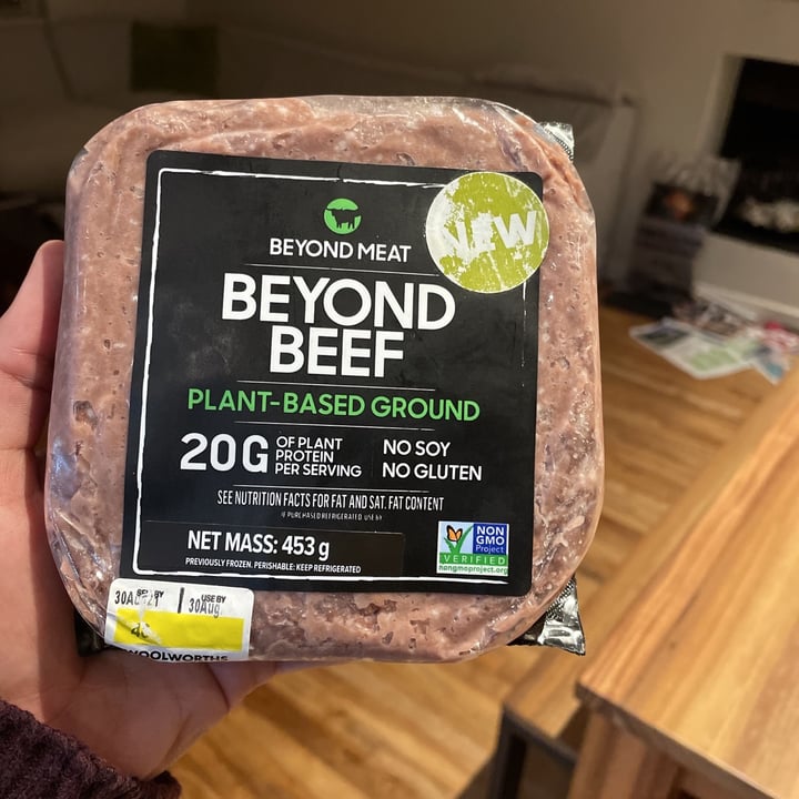review photo of Beyond Meat Beyond Beef Plant-based Ground 18g of protein/serving shared by @pjpumpkinpie on 26 Aug 2021 - review