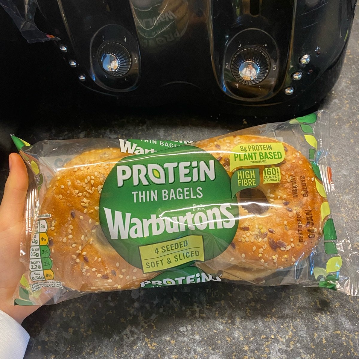 Warburtons Seeded protein bagel thins Reviews abillion