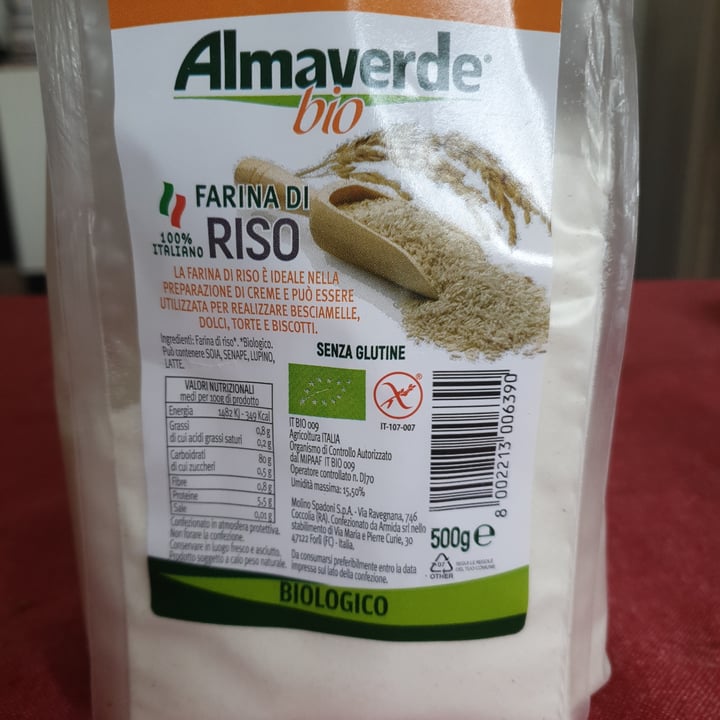 photo of Almaverdebio Farina di riso shared by @giusybev on  02 Apr 2021 - review