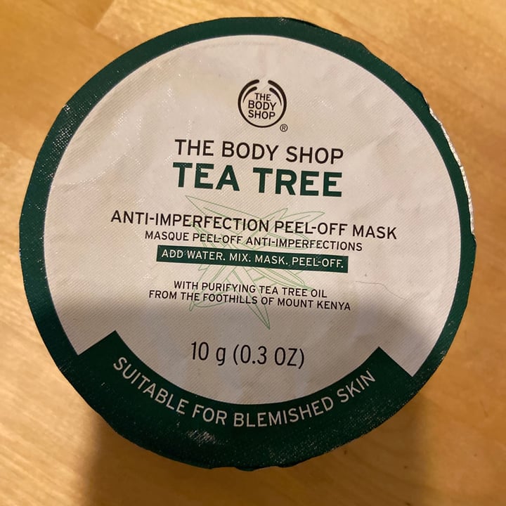 photo of The Body Shop Tea Tree Anti-Imperfection Peel-off Mask shared by @meganchoy on  27 Aug 2020 - review