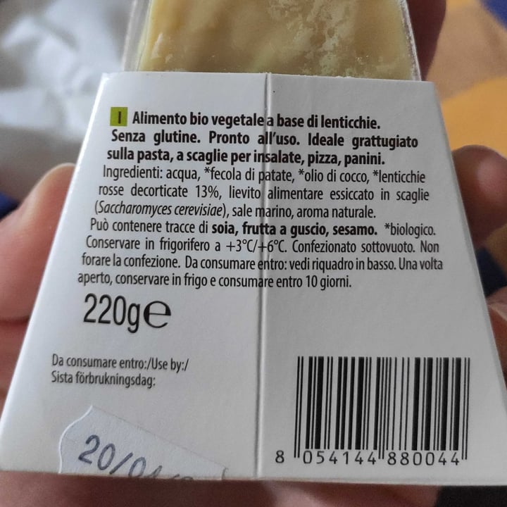 review photo of Bio Vegeatal Grattaveg A Base Di Lenticchie shared by @katerpillar on 19 Jan 2022 - review