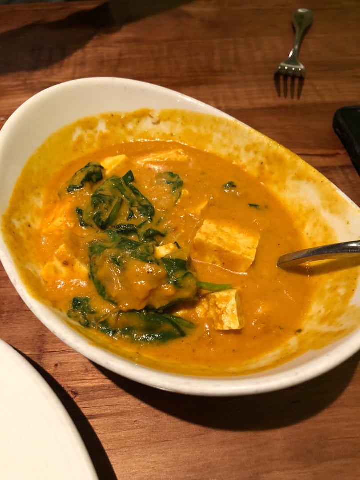 photo of Zaika Indian Cuisine Tofu Palak shared by @badassvegangrrl on  25 Aug 2019 - review