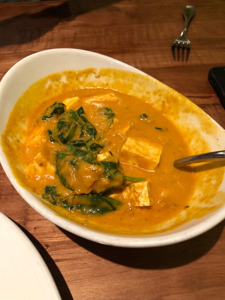 review photo of Zaika Indian Cuisine Tofu Palak shared by @badassvegangrrl on 25 Aug 2019 - review