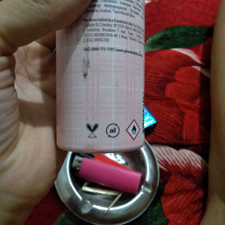 review photo of Giovanna baby Desodorante aerosol classic shared by @leticiagama on 24 Nov 2022 - review
