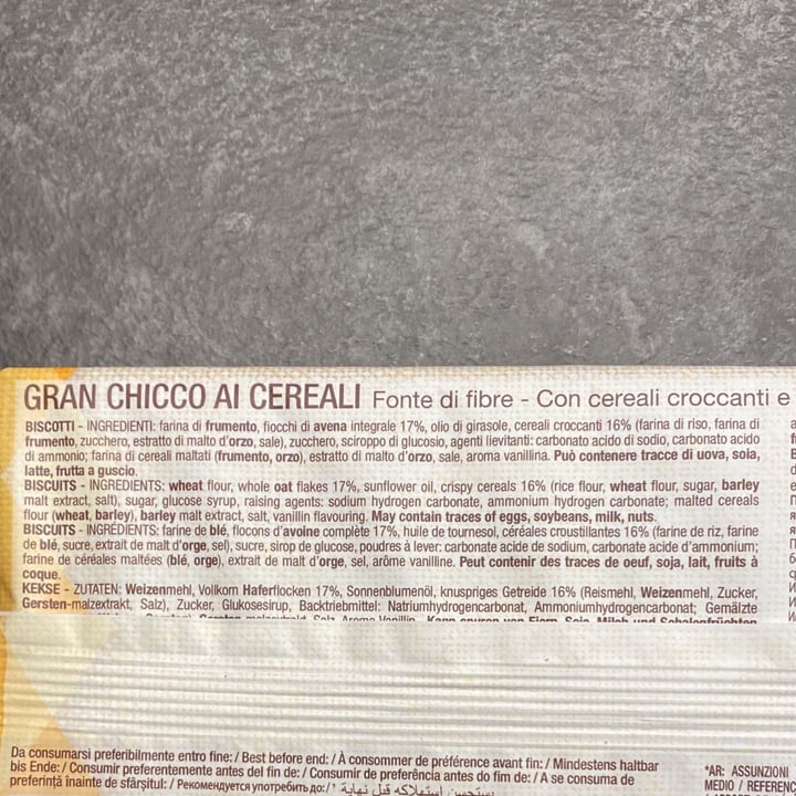 photo of Campiello Gran chicco con cereali tostati croccanti e fiocchi d’avena shared by @smartis on  02 May 2022 - review