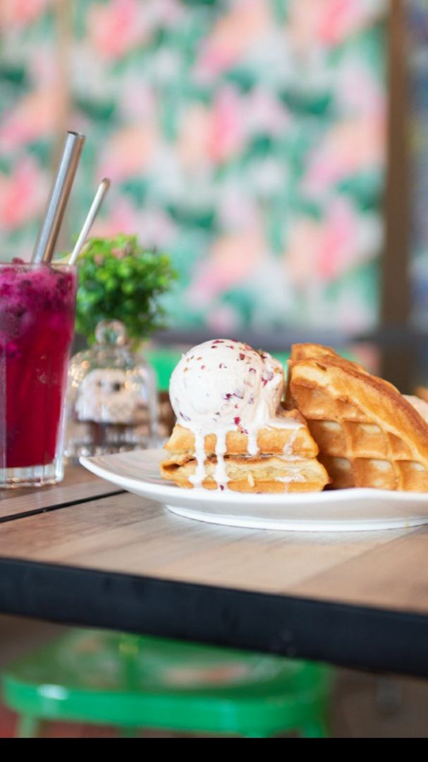 photo of WellSmoocht Signature Fluffy Waffles With Classic R'ice Cream shared by @simhazel on  06 Mar 2020 - review