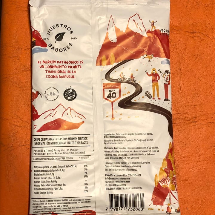 review photo of Nuestros Sabores Merken Patagonico shared by @vegpaz on 04 Feb 2022 - review