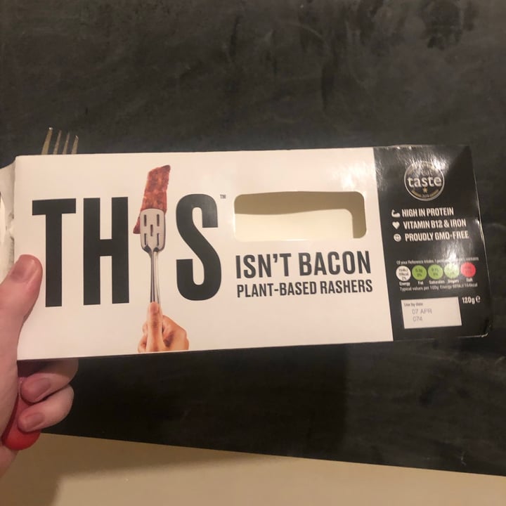 photo of THIS This isn't Bacon Plant-Based Rashers shared by @luked on  26 Mar 2021 - review