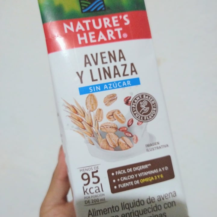 photo of Nature's Heart Leche de Avena y Linaza ( Sin azúcar) shared by @marcelaram1 on  22 Jul 2021 - review