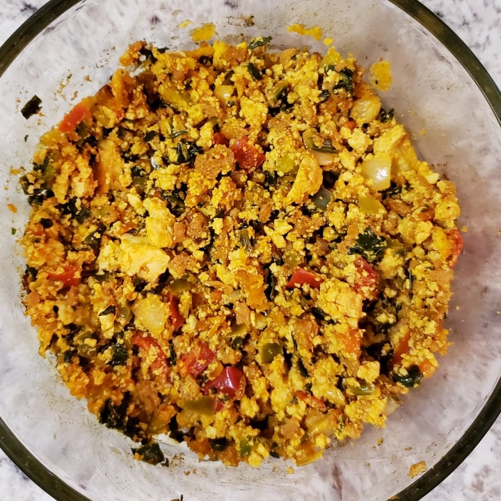 photo of Trader Joe's Tofu Scramble with Soy Chorizo shared by @veganmeg on  12 Sep 2021 - review