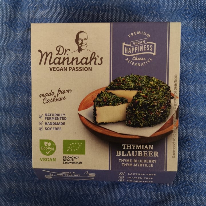 photo of Dr. Mannah's Blueberry-Thyme "Matured Cheese" shared by @maripina on  01 Oct 2021 - review