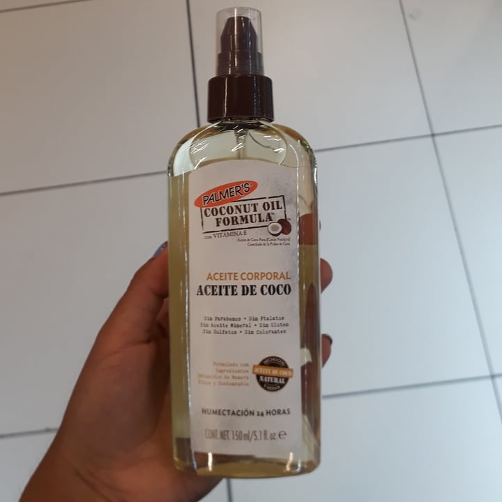 photo of Palmer's Aceite De Coco Corporal shared by @thanialtc on  22 May 2022 - review