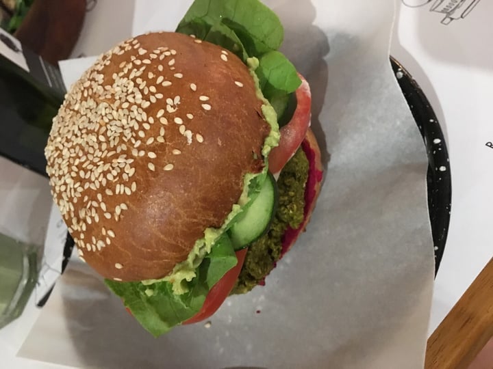 photo of OL'DAYS Coffee and Deli Fahl-¡ah!-fel Burger shared by @coltabra on  11 Aug 2019 - review