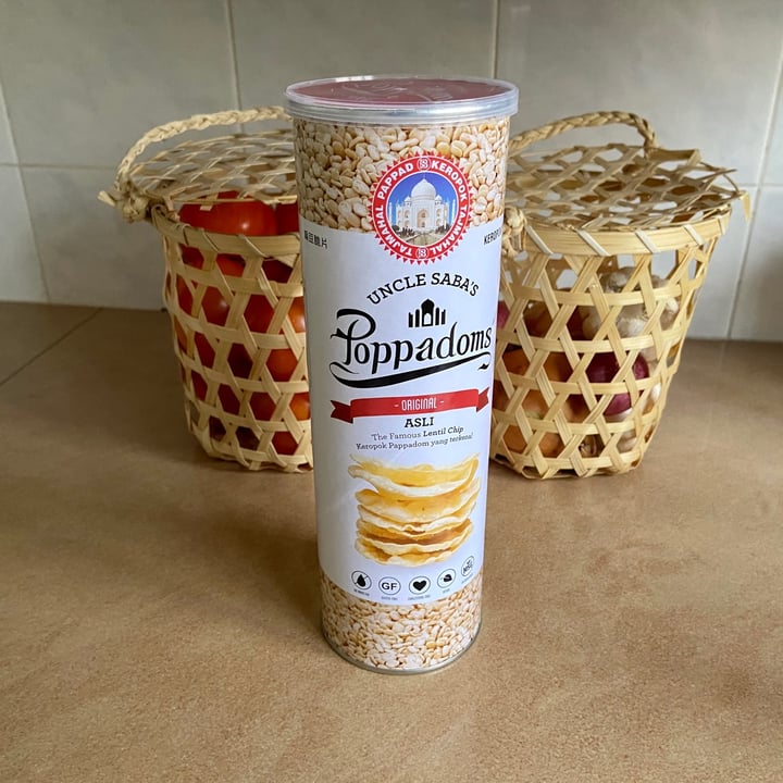 photo of Uncle Saba's Poppadoms Original Lentil Chip shared by @dafnelately on  24 Mar 2021 - review