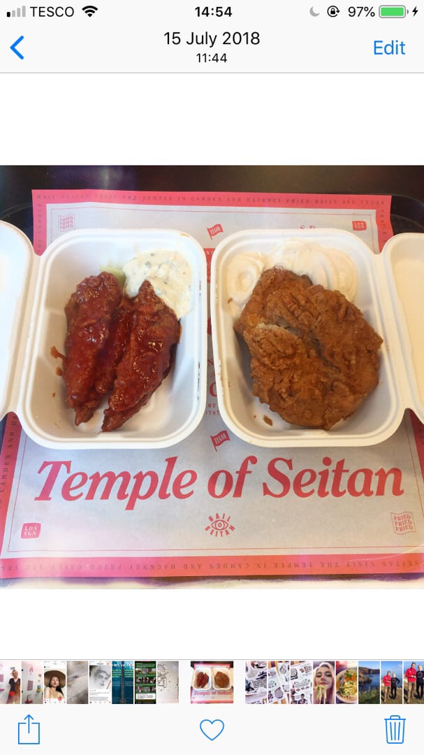 photo of Temple of Seitan Temple Wings Buffalo shared by @katelouisepowell on  21 Mar 2019 - review