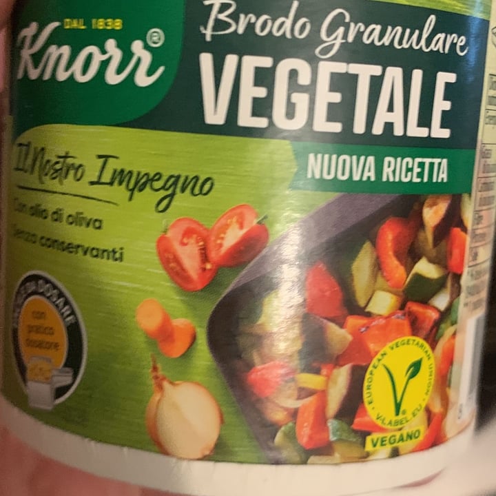 photo of Brodo vegetale Knorr Brodo granulare vegetale shared by @afefy on  24 Sep 2022 - review