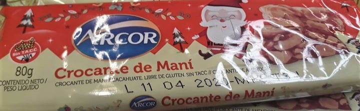 photo of Arcor Turrón de maní shared by @jota on  24 Dec 2019 - review