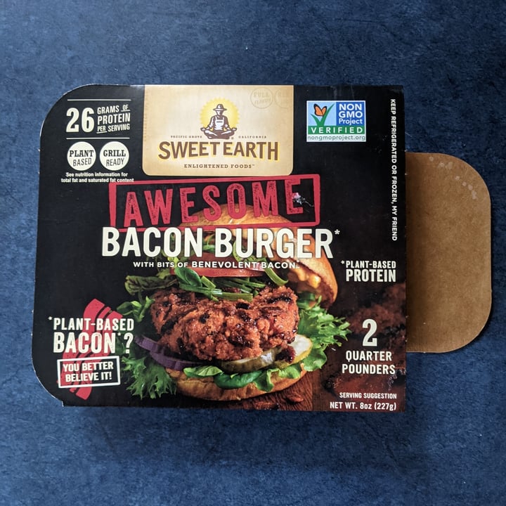 review photo of Sweet Earth Awesome Bacon Burger shared by @jmount on 07 Jul 2021 - review