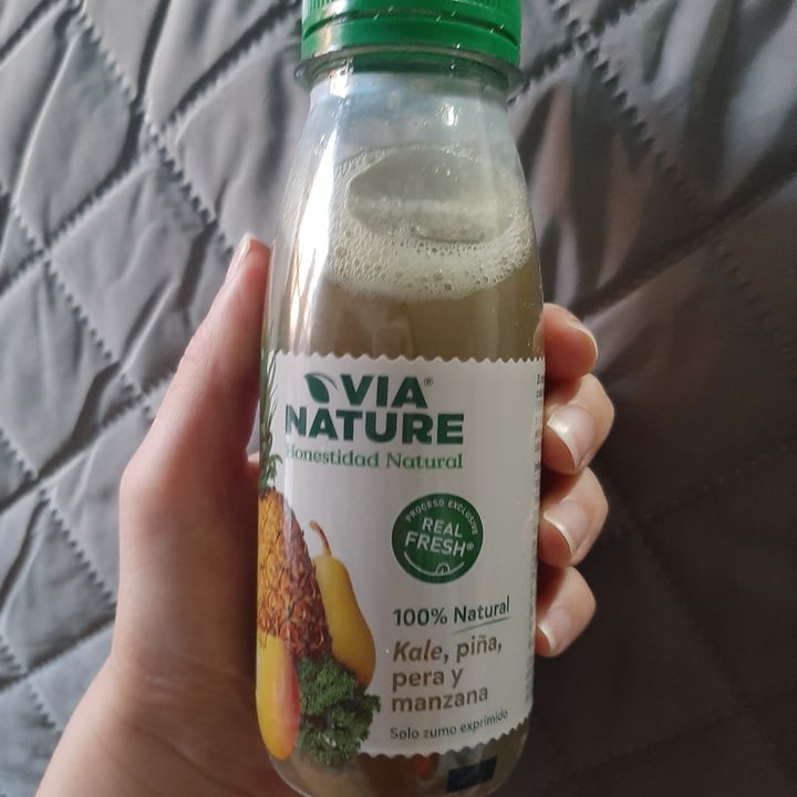 review photo of Vía Nature Kale, Piña, Pera Y Manzana shared by @luuuom on 04 Apr 2022 - review