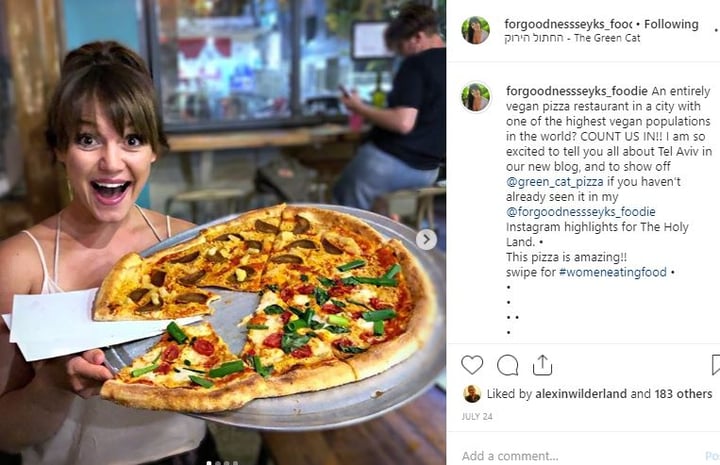 photo of The Green Cat Pizza shared by @forgoodnessseyks on  10 Oct 2019 - review