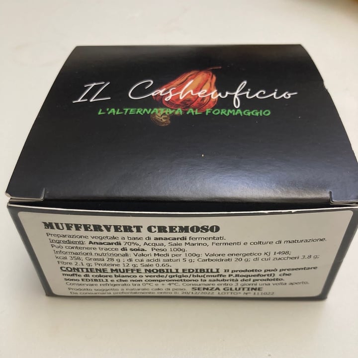 photo of Il CashewFicio Muffervert Cremoso shared by @alemo on  09 Nov 2022 - review