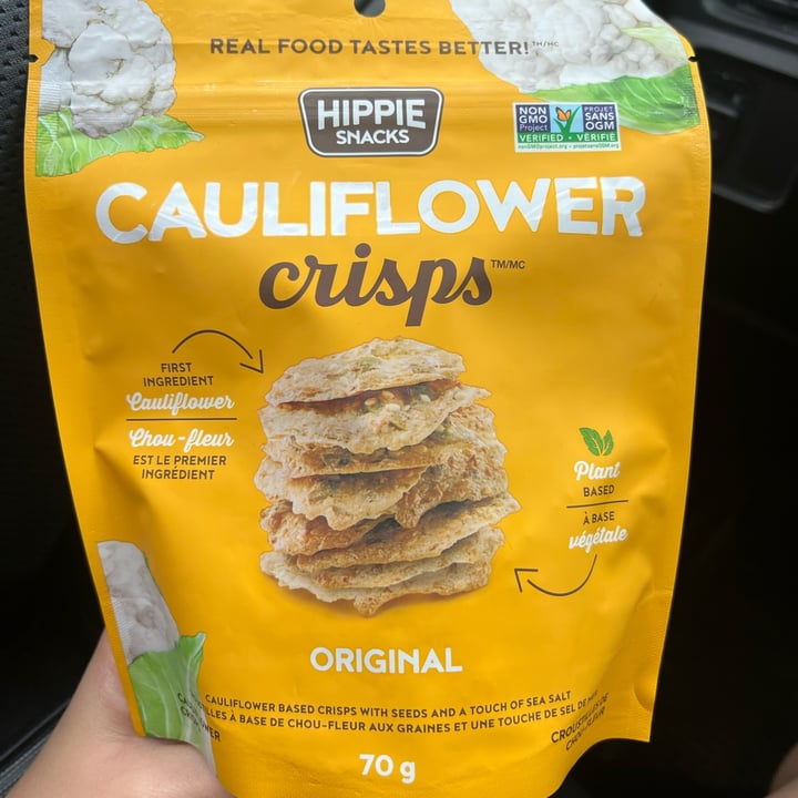 photo of Hippie Snacks Cauliflower Crisps Original shared by @camilawinters on  10 Jun 2022 - review