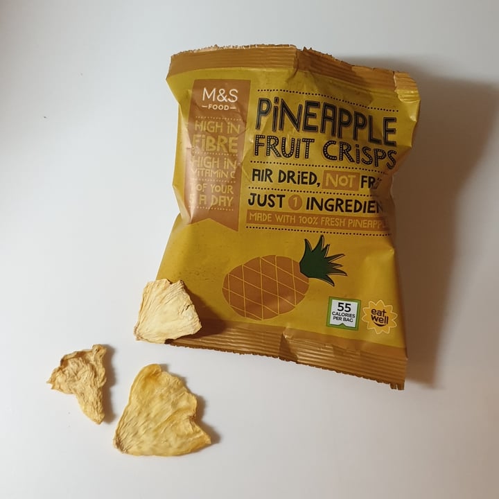 photo of Marks & Spencer Food (M&S) Pineapple Fruit Crisps shared by @cytan21 on  13 Nov 2022 - review