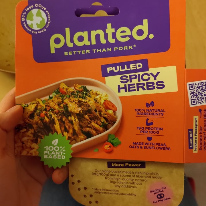 photo of Planted Pulled spicy herbs shared by @ilablabla on  21 Nov 2022 - review
