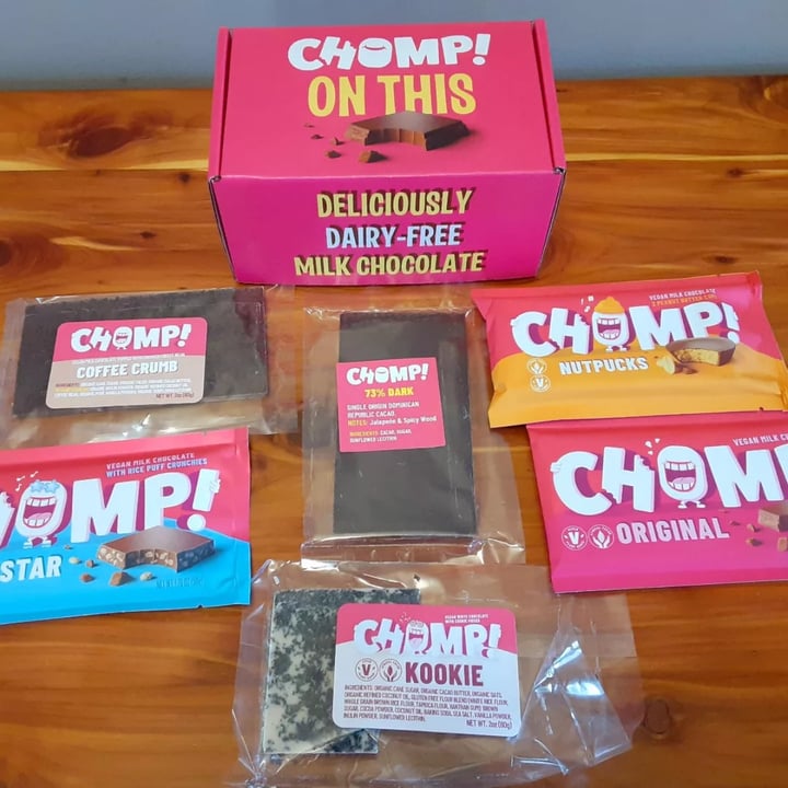 review photo of Chomp! Chocolate Chocolates shared by @woodvegan on 26 May 2022 - review