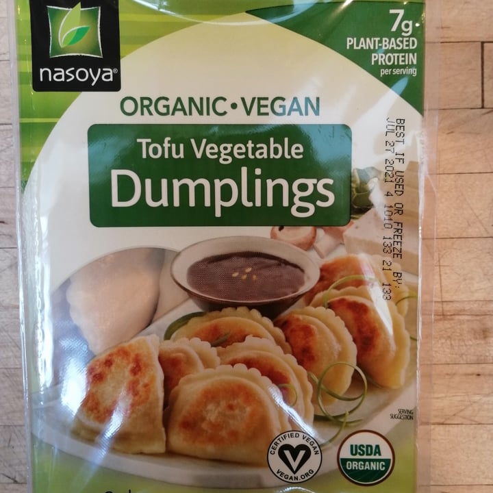 review photo of Nasoya Tofu Vegetable Dumplings (Organic) shared by @haleylenora on 14 Jul 2021 - review