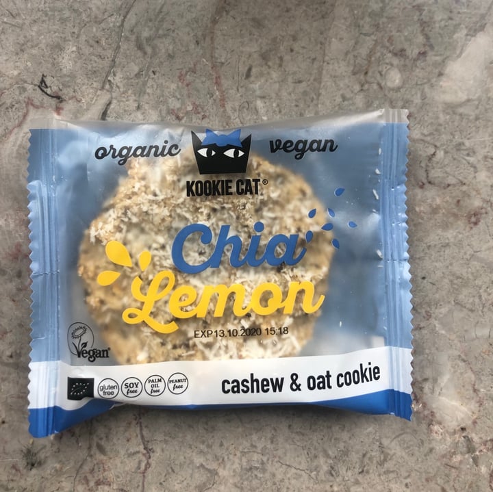 photo of Kookie cat Chia Lemon Cookie shared by @caitmmire on  30 Apr 2020 - review