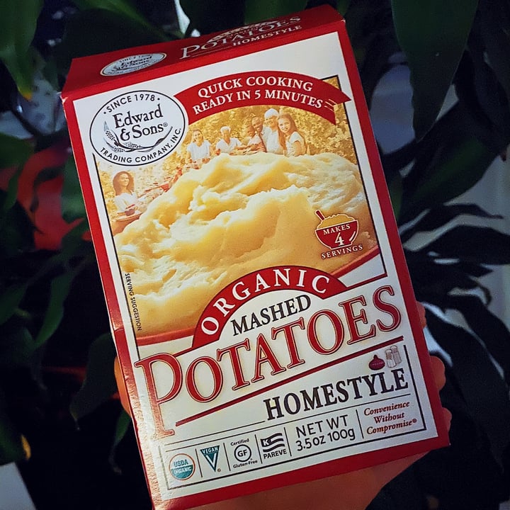 photo of Edward & Sons Organic Mashed Potatoes Homestyle shared by @sazzie on  12 May 2020 - review