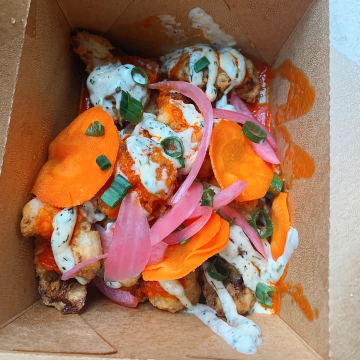 review photo of Planta Burger Buffalo Cauliflower shared by @ieatplants on 30 Mar 2021 - review