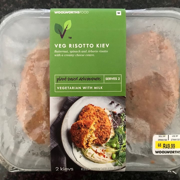 photo of Woolworths Food Veg Risotto Kiev shared by @lvg on  28 May 2020 - review