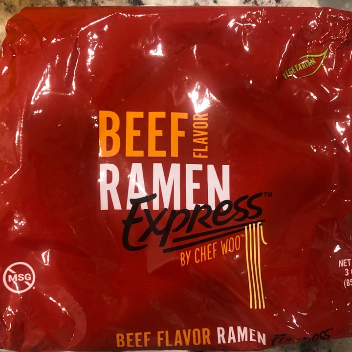 photo of Ramen Express by Chief Woo Beef Flavor Ramen shared by @priscilavendra on  15 Nov 2022 - review