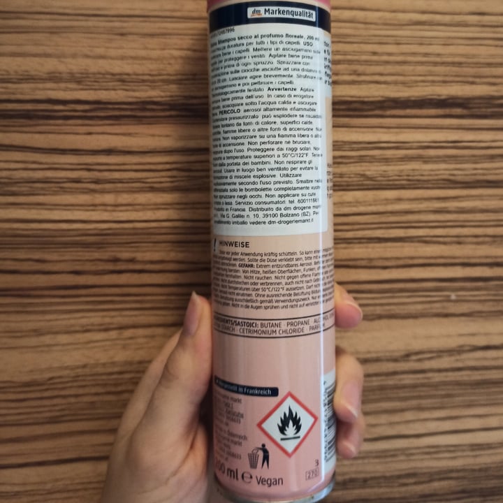 photo of Balea Shampoo secco Soft cotton shared by @julieve on  03 Aug 2022 - review