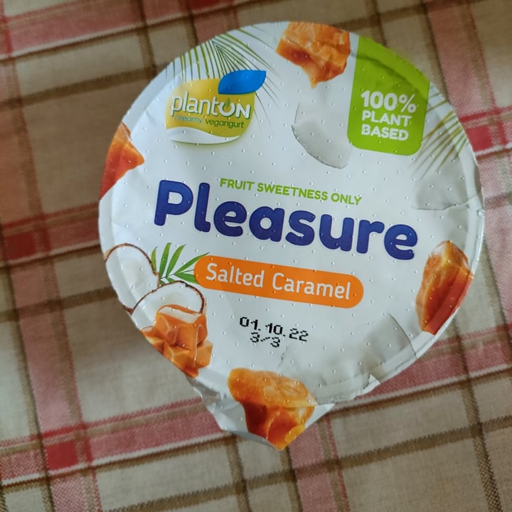 review photo of Planton Salted caramel Pleasure yougurt shared by @coccobello on 07 Sep 2022 - review