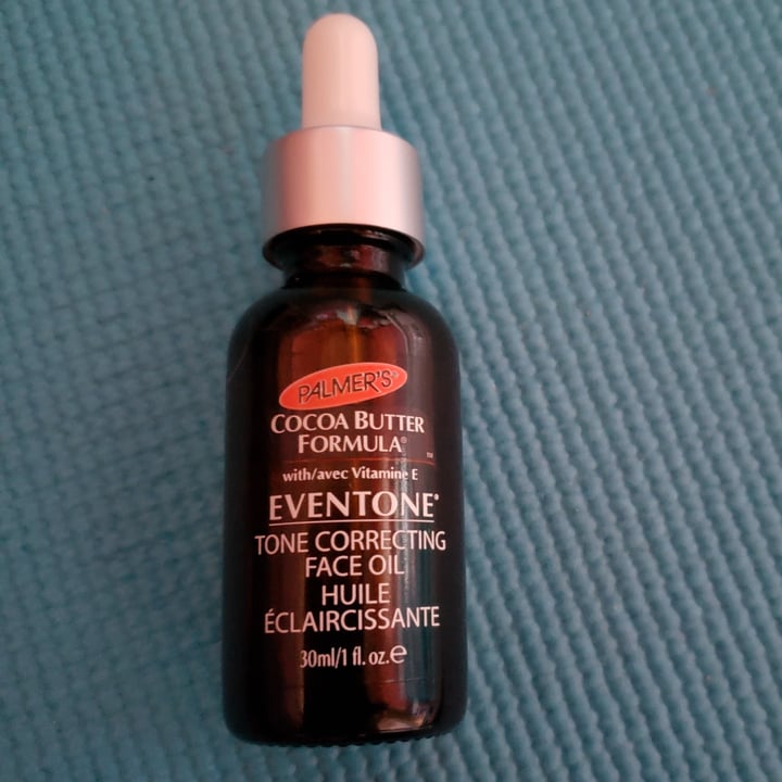 photo of Palmer's Tone correcting facial oil shared by @averyvegan on  27 Apr 2021 - review