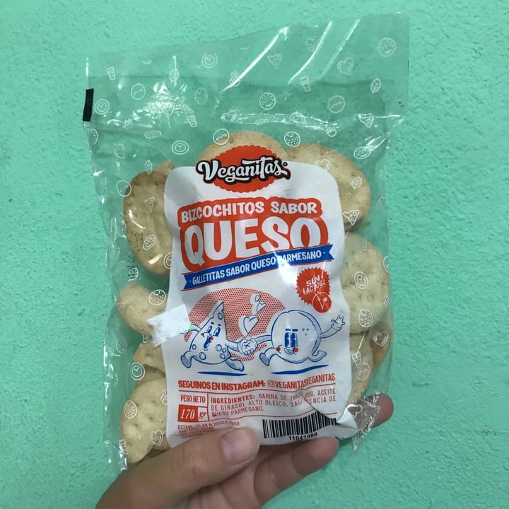 photo of Veganitas Bizcochitos sabor Queso shared by @michyaguera on  02 Jan 2022 - review