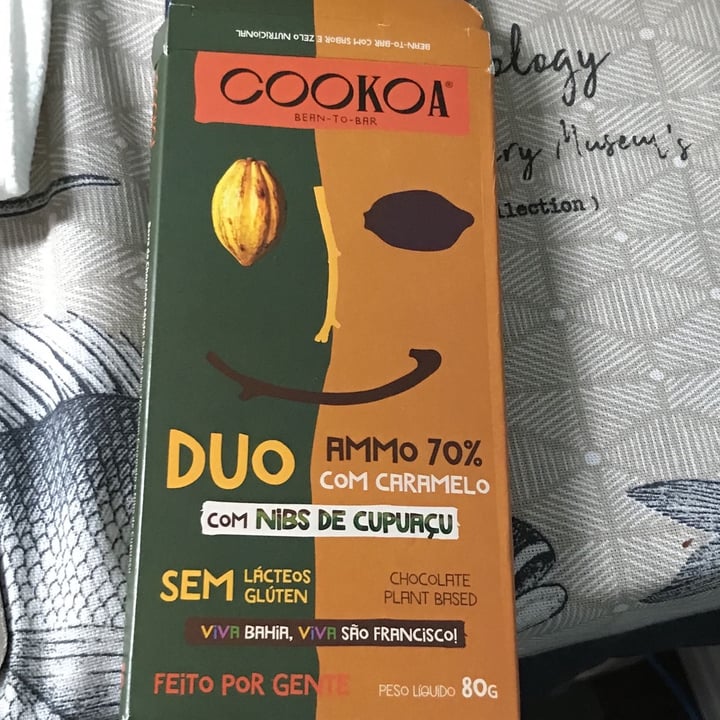 review photo of Cookoa Duo ammo 70% Com Caramelo Com Nibs De Cupuaçu shared by @muricyam on 15 Sep 2022 - review