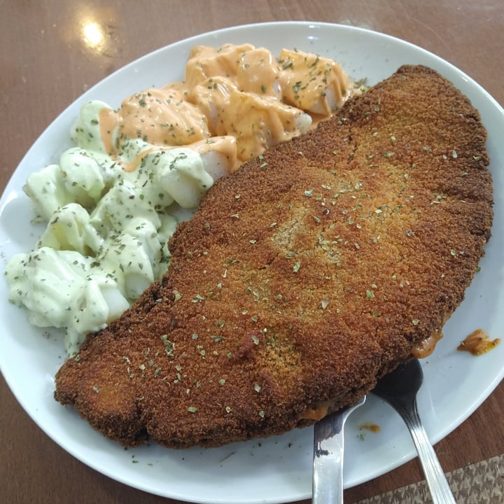 review photo of Mostaza Y Media Cachopo De Seitan Relleno shared by @nimoe on 04 Oct 2020 - review